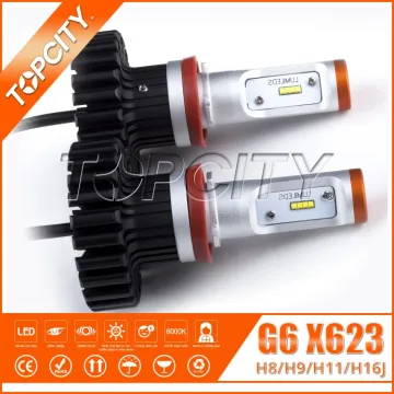 TOPCITY 6000lm 80W led headlight H8 H9 H11 car led headlight bulb 12V