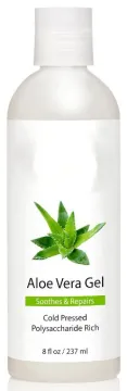MELAO Aloe Vera Gel from Organic Cold Pressed Aloe, 8 fl. oz.