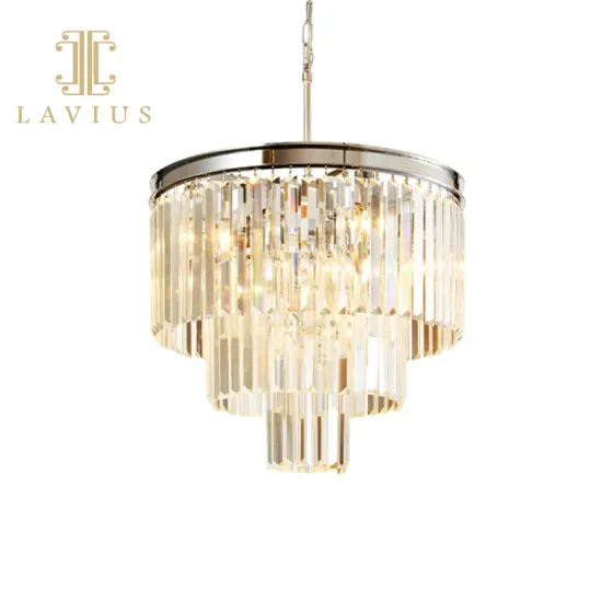 Modern Light Luxury Villa Bedroom Crystal Chandelier Lights