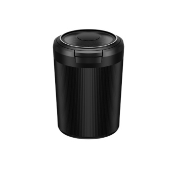Portable Custom LED Lighted Round Car Ashtray: Smokeless and Windproof Design