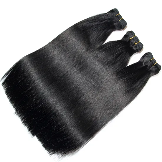 HD Transparent 4*4straight Lace Closure, Raw Vietnamese Hair Double Drawn Human Hair Bundles and Wigs