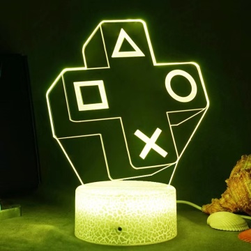 PlayStation Gaming Room: Desk Setup, Lighting, Decor, and LED Night Lamp Ideas
