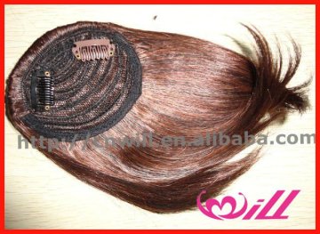 Hot Sale Silky Straight High Temperature Hair Bangs Hair Extension Hair Bangs Clip In Hair Extension Hair Accessories