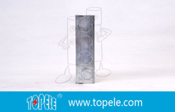 Galvanized Electrical Metal Conduit Box , Square Electrical Boxes And Covers For Lighting Fixture