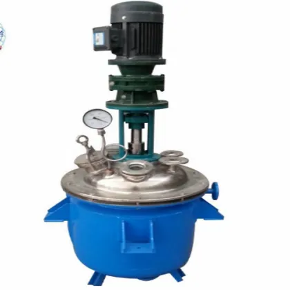Industrial Glass Jacketed Reaction Vessel Tank Vessel