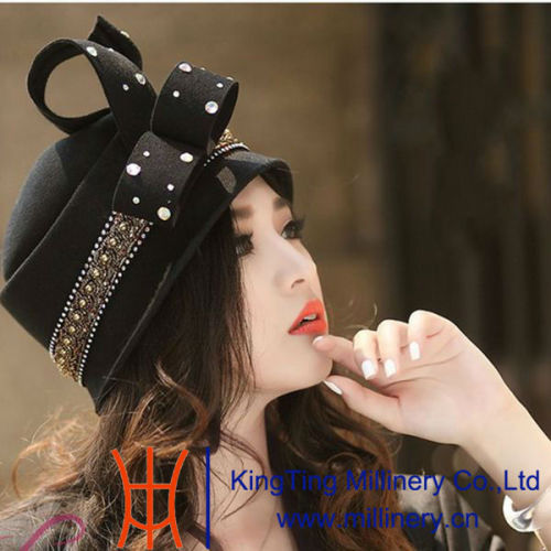 2013 New Winter Woman Wool Felt Hats