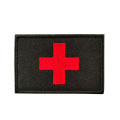 Patch in velcro personalizzate tattiche mediche dell&#39;esercito ricamate