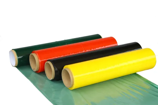 Colorful LLDPE pallet and carton stretch film
