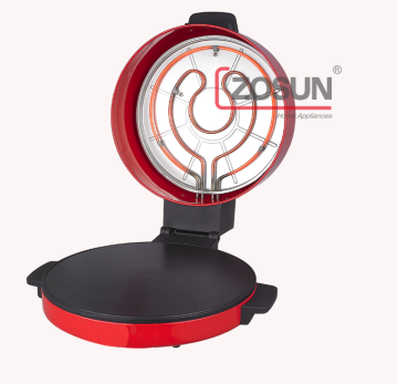Electric Arabic Bread & Pizza Maker with Temperature Control and Easy Cleaning
