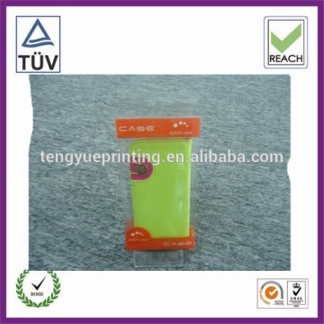 Clear plastic box packaging for cell phone case