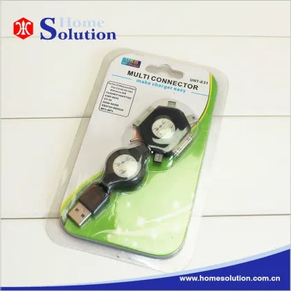 Homesolution multi-function data line, new products data line usb data cable, ios/android/samsung data cable
