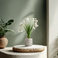 Rustikaler minimalistischer klassischer Betonblüte