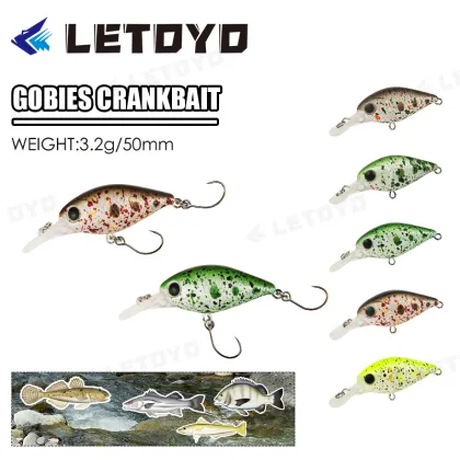Mini Crank Bait Hard Lure 50mm 3.2g for Bass Fishing
