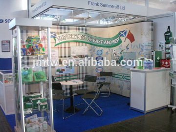 Standard Anodized Aluminum Curved Frame pop up