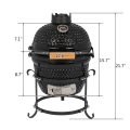 Lò nướng than BBQ bằng gốm GFTOP Kamado có nhiệt kế