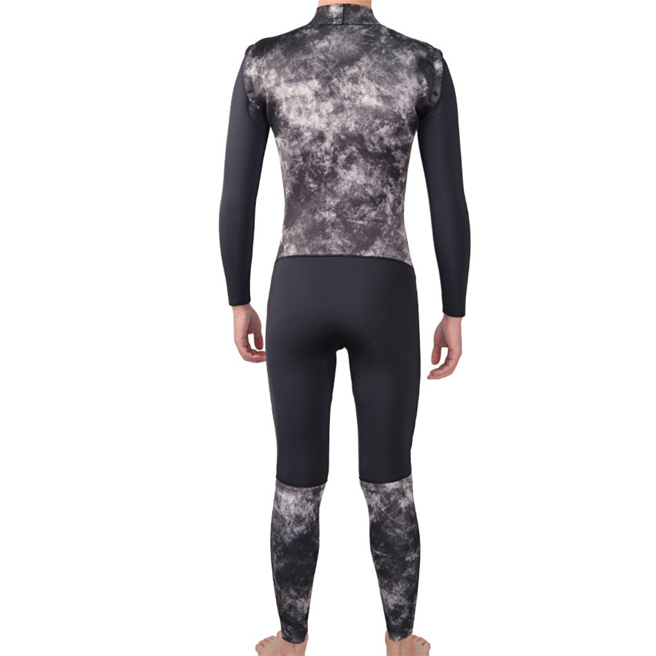 BENEBIP 5/3 mm Neoprene Front Zip Fullsuit Wetsuit Mens