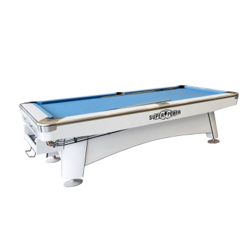 Custom 6th Generation Commercial Pool Table: 9 Feet Standard Size Billiards Table