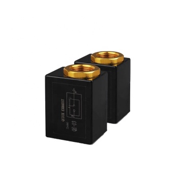 High Quality QE Quick Exhaust Valves Aluminum Alloy Pneumatic Control Throttle Valves G1/8 G1/4 G3/8 G1/2