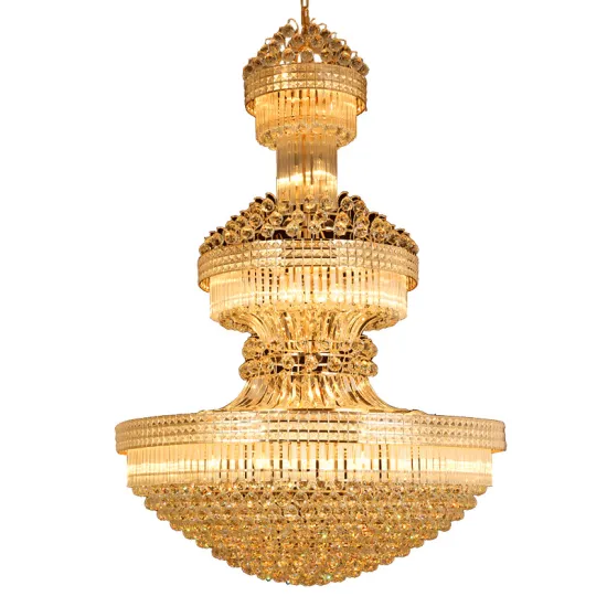 Luxury European Style Penthouse Villa Crystal Chandelier for Hotel Lobby