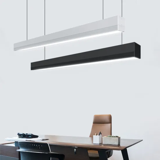 Tunable 4ft Black Aluminum Profile LED Hanging Linear Light