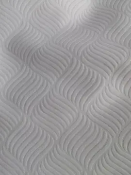 polyester white and solid microfiber emboss fabric