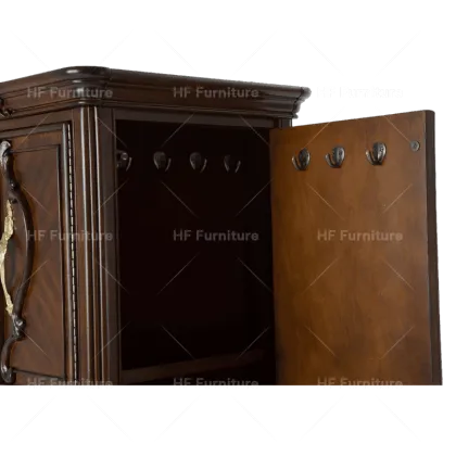 Luxury Solid Wood Lingerie Chest with Full-length Mirror