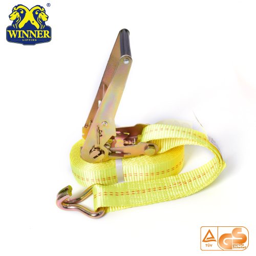 Chất lượng cao Polyester Ratchet Tie Down Dây đeo với Móc