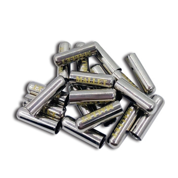 Transparent Zinc Alloy Drawstring Stopper Cord End Lock