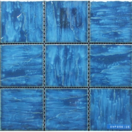 95x95mm Chip Size Swimming Pool Porcelain Mosaic