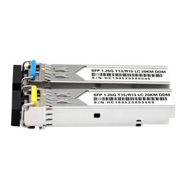 1.25G Single Core LC Fiber Optic SFP Module Compatible with Huawei for 20km