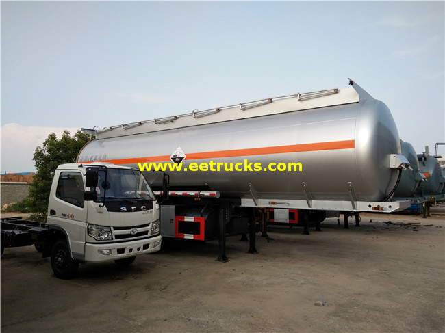 34000 litres Sodium Hydroxide Tanker Trailers