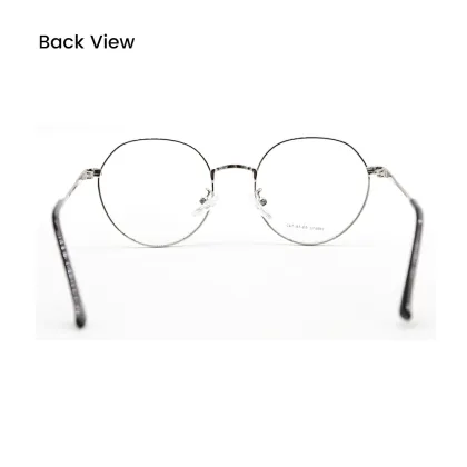 New Design Ready Silver Metal Optical Eyewear for Myopia