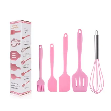 5pcs Silicone Cooking Utensils Set - Silicone Kitchenware & Kitchen Utensils