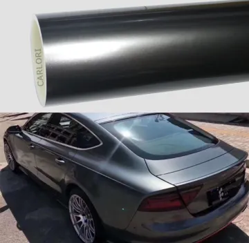 metallic gloss grey wrap vinyl
