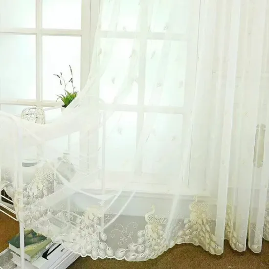 Decorative Sheer Curtains and Tulle Drapes for Living Room Windows: Enhancing Home Beauty