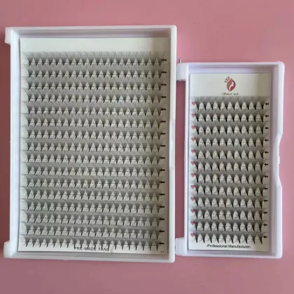 Handmade 3D 4D Silk Faux Mink Volume Fan Eyelashes