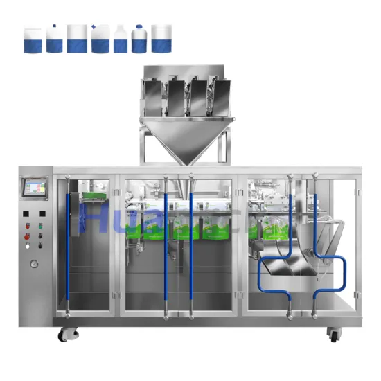 Linear Premade Pouch Biscuit Packing Machine: Filling and Sealing
