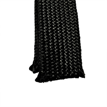 Black Customizable PP Polyester Yarn Braided Sleeving