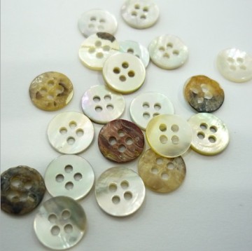 personal design custom black mother of pearl sea shell button with spraying