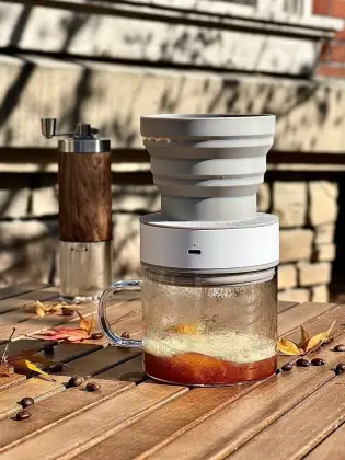 Electric Glass Pour Over Coffee Makers: Hot Coffee and Cold Brew at Home