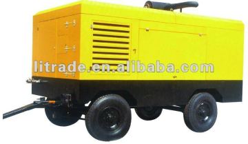 Compresor de aire portátil diesel de venta caliente 2014, compresor de aire de tornillo