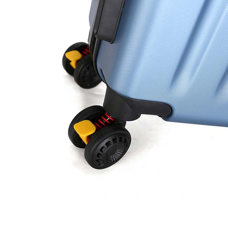 ABS carry-on plastic airport trolley luggage 8