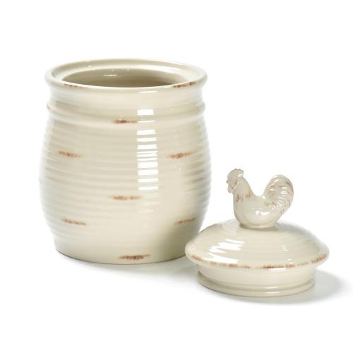 Set of 3 animal ceramic jars for candle