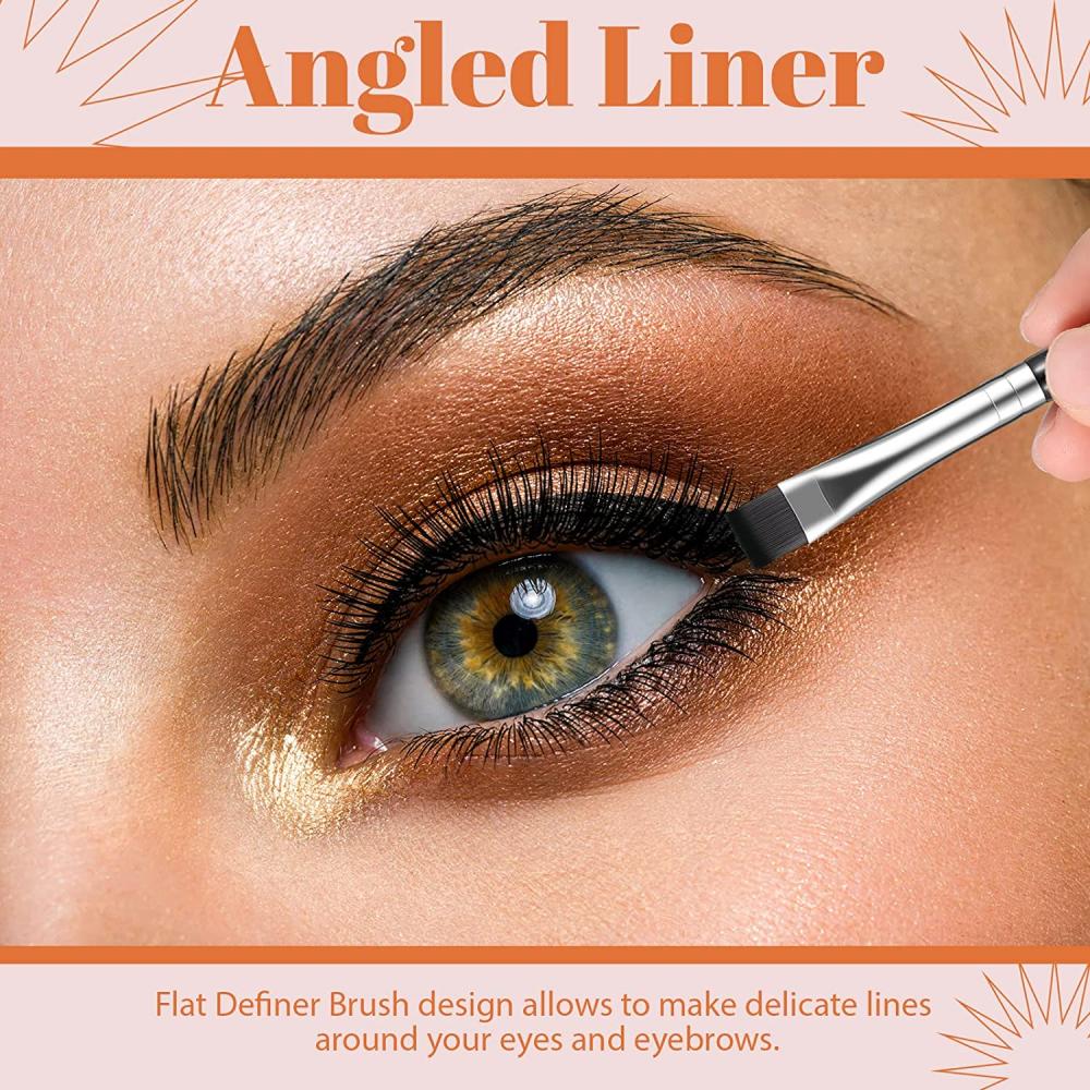 Thin Flat Eyebrow Brushes