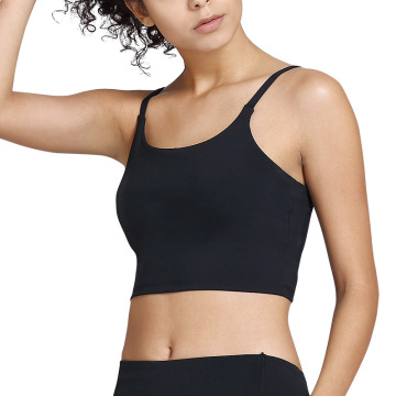 Sleeveless Padded Bralette for Gym and Yoga - Moisture Wicking, Soft, and Comfortable