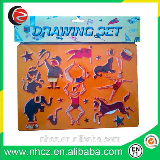 Circus Troup Drawing Set