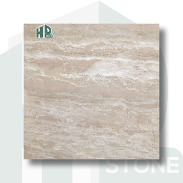 Carreaux de marbre beige en travertin jaune 2 cm 3cm pour le revêtement de sol