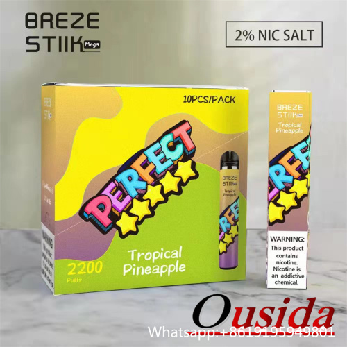 Breze stiik Mega 2200 Puffs OSD Vapes