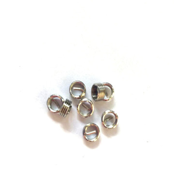 Factory Straight Pin Coil Thread Insert 10-32 Metric Steel and Titanium ISO Certified Wire Thread Fastener