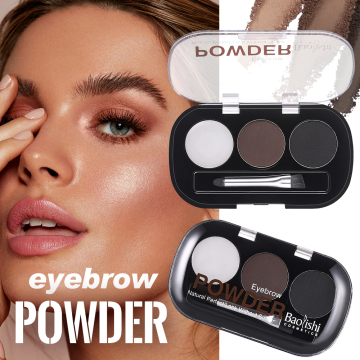 3-in-1 Long-Lasting Waterproof Eyebrow Powder Palette